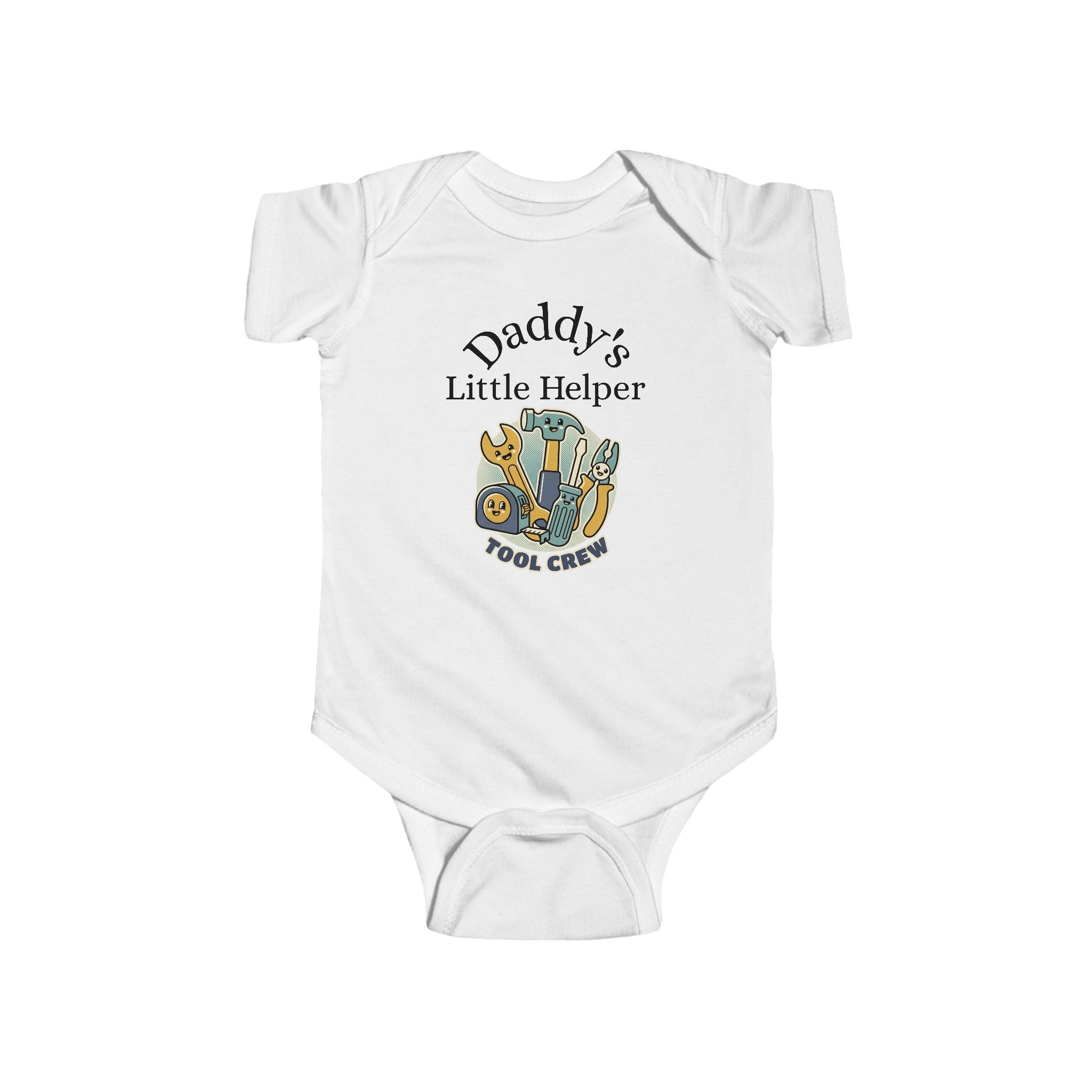 Daddy's Little Helper Baby Bodysuit — Tool Crew Infant Onesie