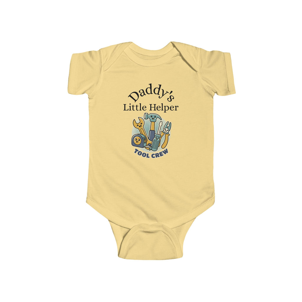 Daddy's Little Helper Baby Bodysuit — Tool Crew Infant Onesie